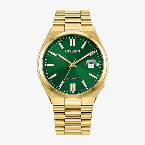 Citizen Tsuyosa Mens Automatic Gold Tone Stainless Steel Bracelet Watch Nj0152-51x, One Size