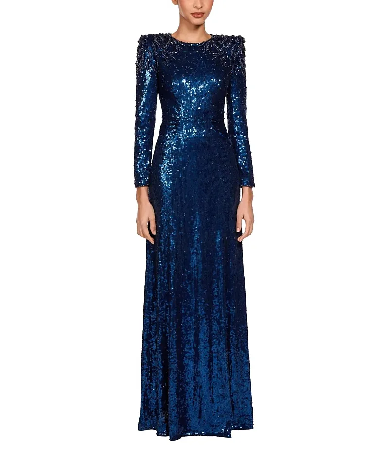 Jenny Packham Dulcet Sequin-Embellished Dress