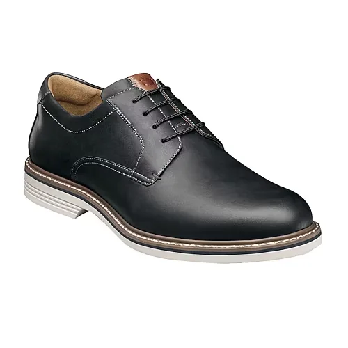 Florsheim Mens Norwalk Plain Toe Oxford Shoes, 9 1/2 Medium, Black