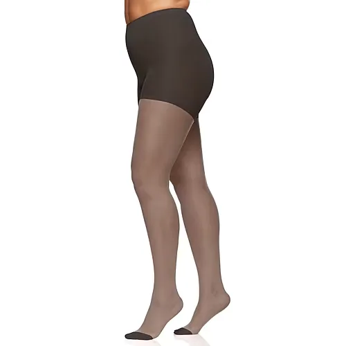 Berkshire Hosiery Silky Sheer Pantyhose Plus, Queen Petite, Black