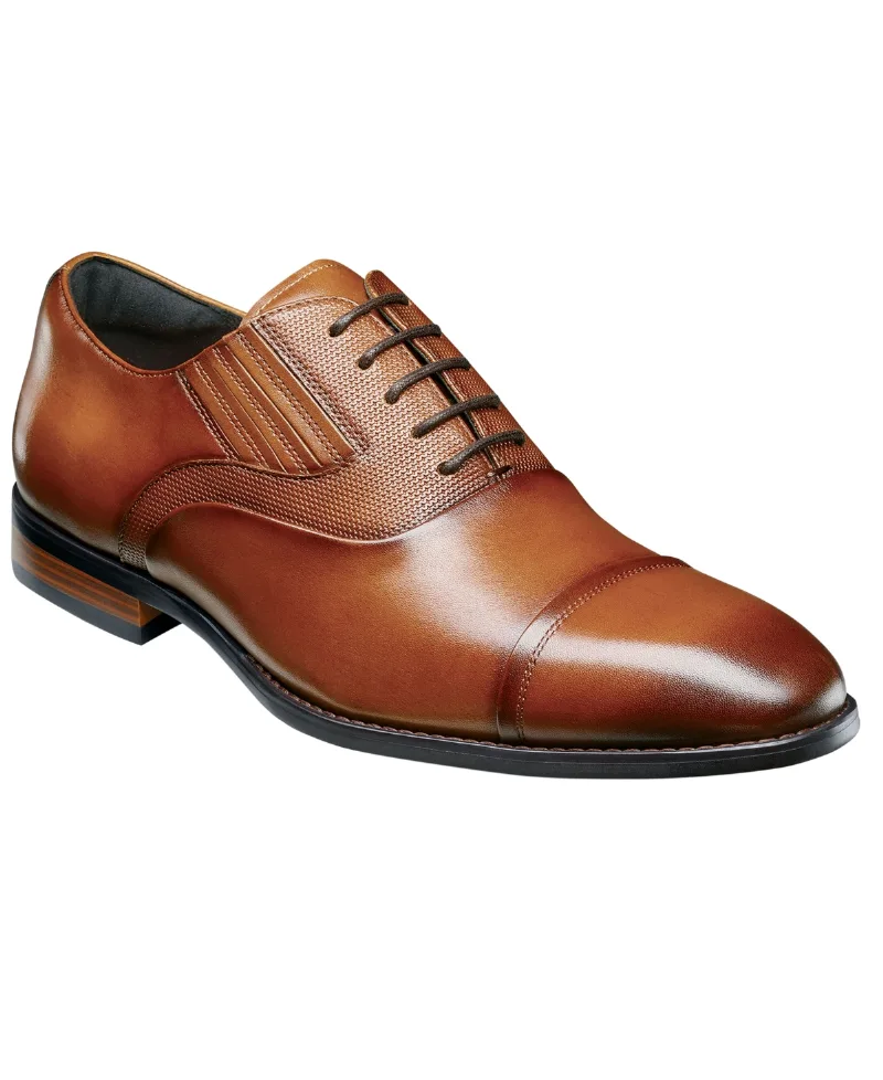 Stacy Adams Men's Lucas Lace-Up Dress Shoes - Rustcopper