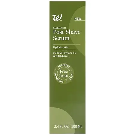Walgreens Post-Shave Serum Sandalwood - 3.4 fl oz