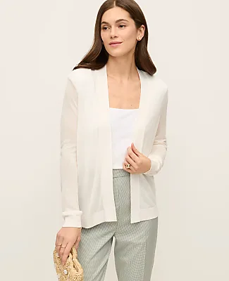 Ann Taylor Essential Open Cardigan