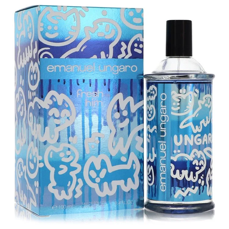 Emanuel Ungaro Fresh For Him Cologne 3.4 oz EDT Spray for Men
