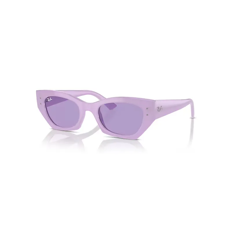 Ray-Ban Zena Bio-based Sunglasses Lilac Frame Violet Lenses 52-22