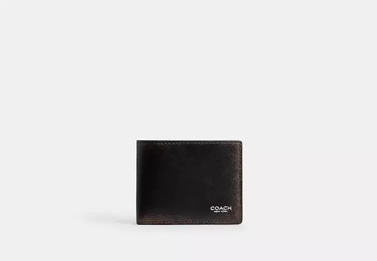 Slim Billfold Wallet In Loved Leather