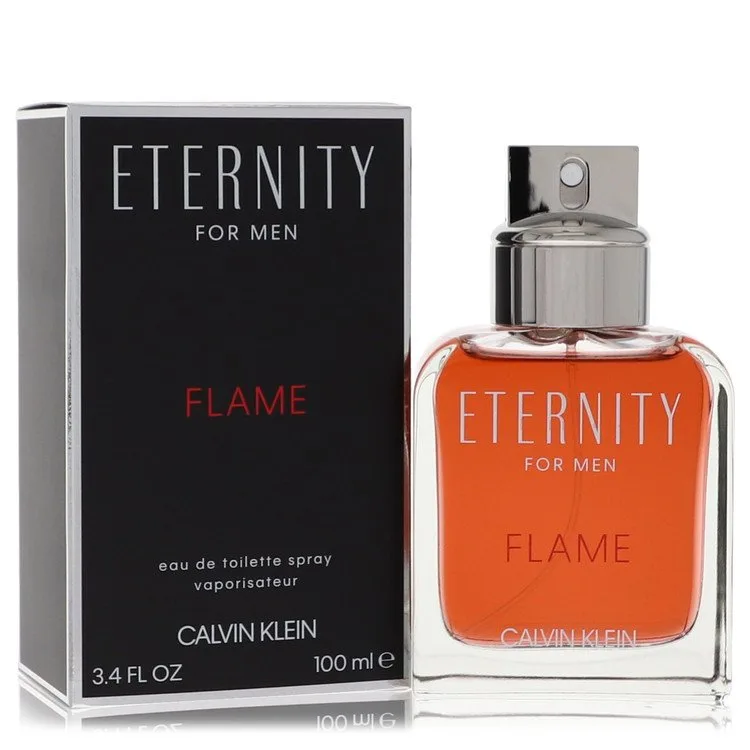 Eternity Flame Cologne by Calvin Klein 3.4 oz EDT Spray for Men
