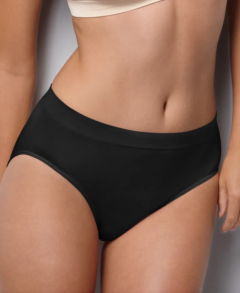 Wacoal Women's B-Smooth High-Cut Brief Underwear 834175 - Black