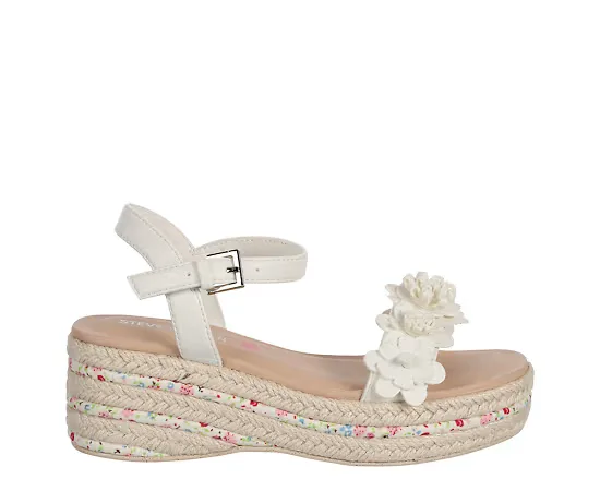 Steve Madden Girls Little-Big Kid Jdori Wedge Sandal Shoe