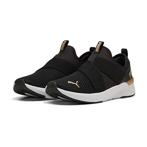 PUMA Softride Harli Womens Slip-On Training Shoes, 9 1/2 Medium, Black