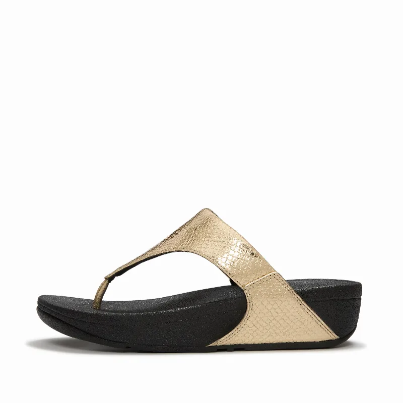 LULU Leather Toe-Post Sandals
