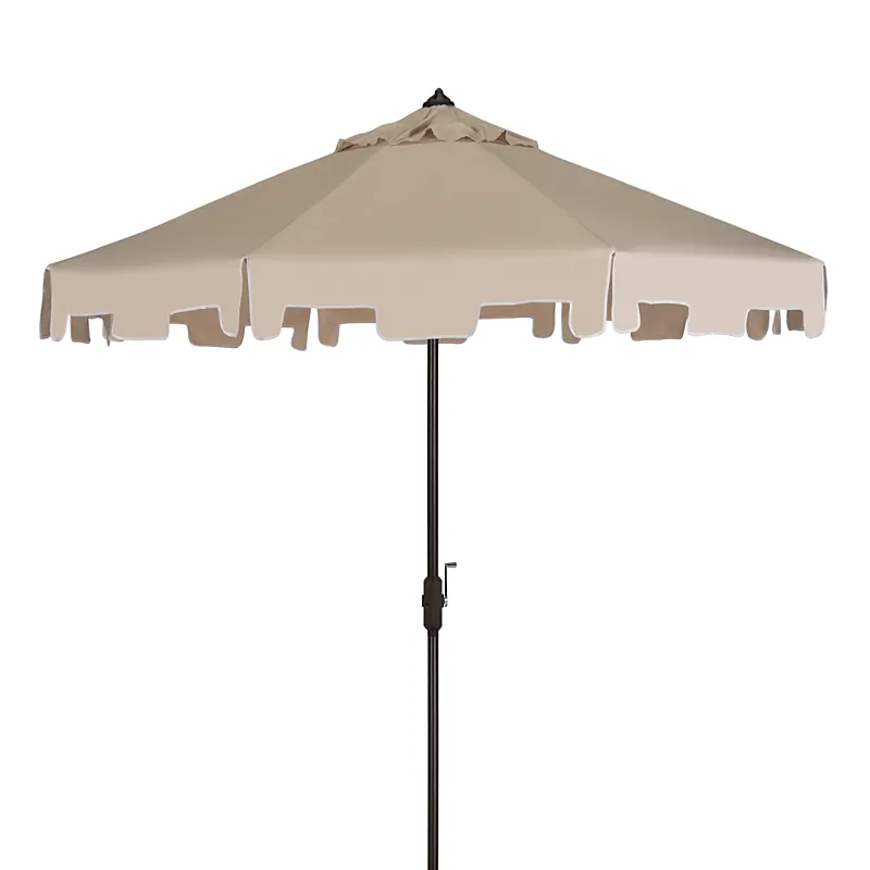 Safavieh Zimmerman 9 Ft Crank Market Umbrella