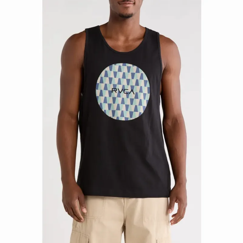 RVCA Motors Cotton Graphic Tank Top in Black at Nordstrom Rack, Size Xx-Large
