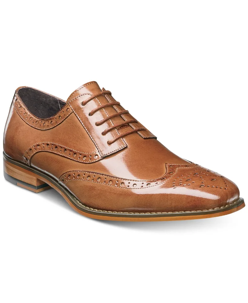 Stacy Adams Men's Tinsley Wingtip Oxfords - Tan