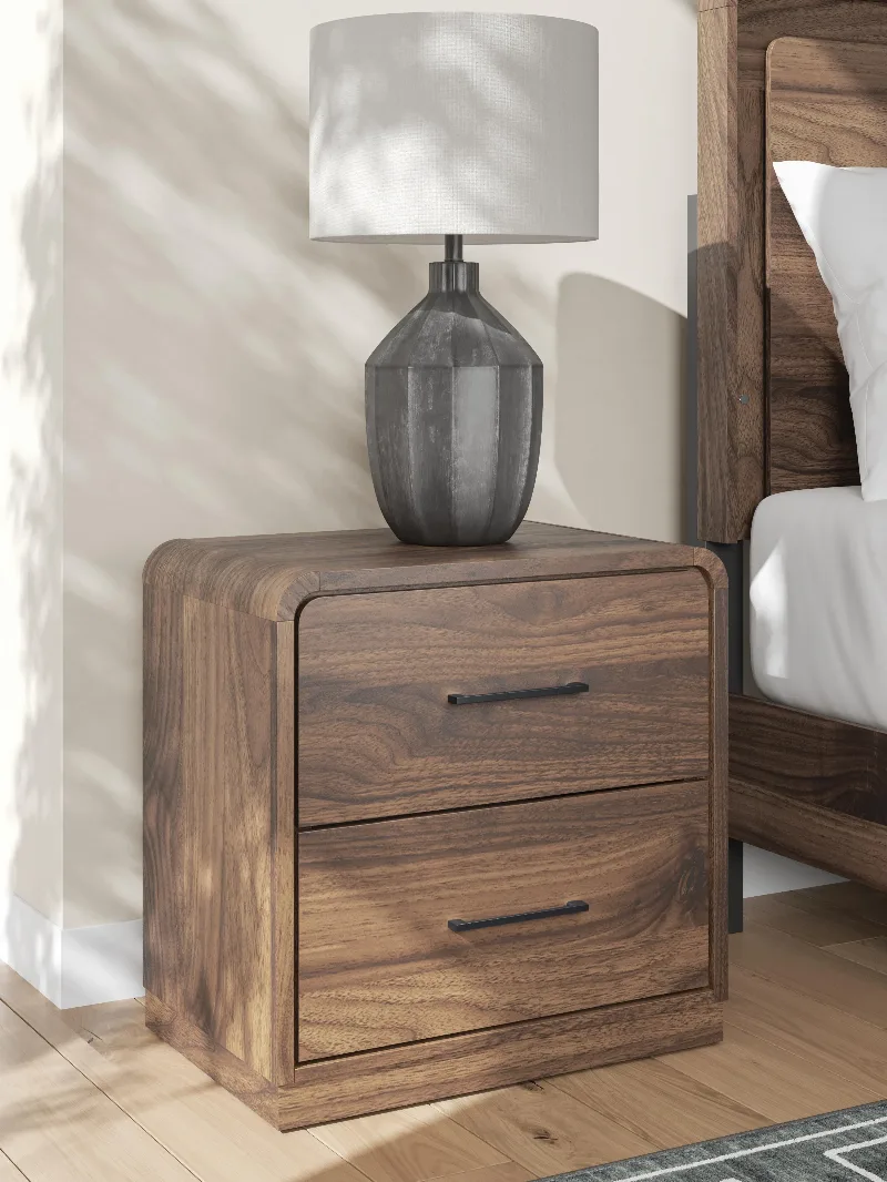 Ashley Hollinaze Nightstand, Walnut Brown