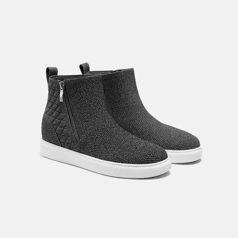 VIVAIA Round-Toe Hidden Wedge Sneakers (Casey)|RICH GREY|EU 40
