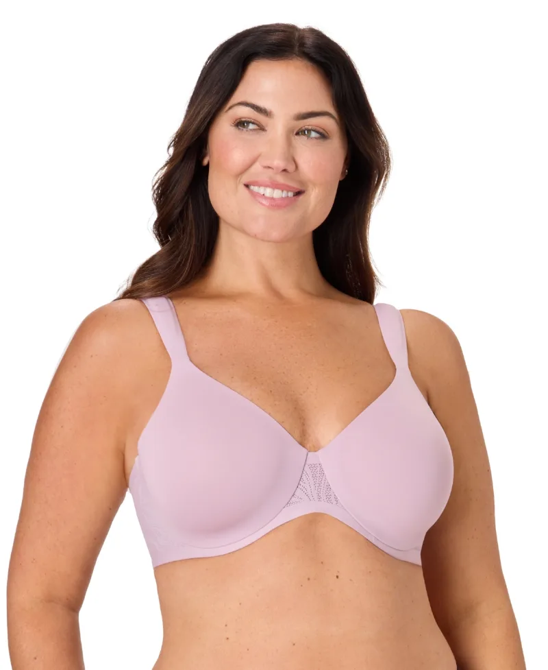 Bali Women's Coolest Smoothing Underwire T-Shirt Bra DF4580 - Purple Mauve