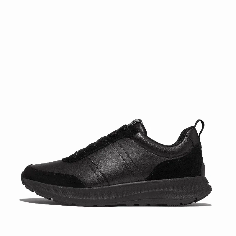 F-MODE Flow Mens Leather/Suede Sneakers