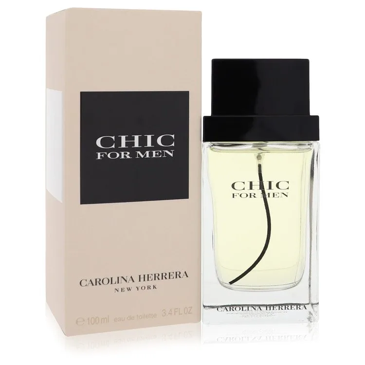 Chic Cologne by Carolina Herrera 3.4 oz EDT Spray for Men