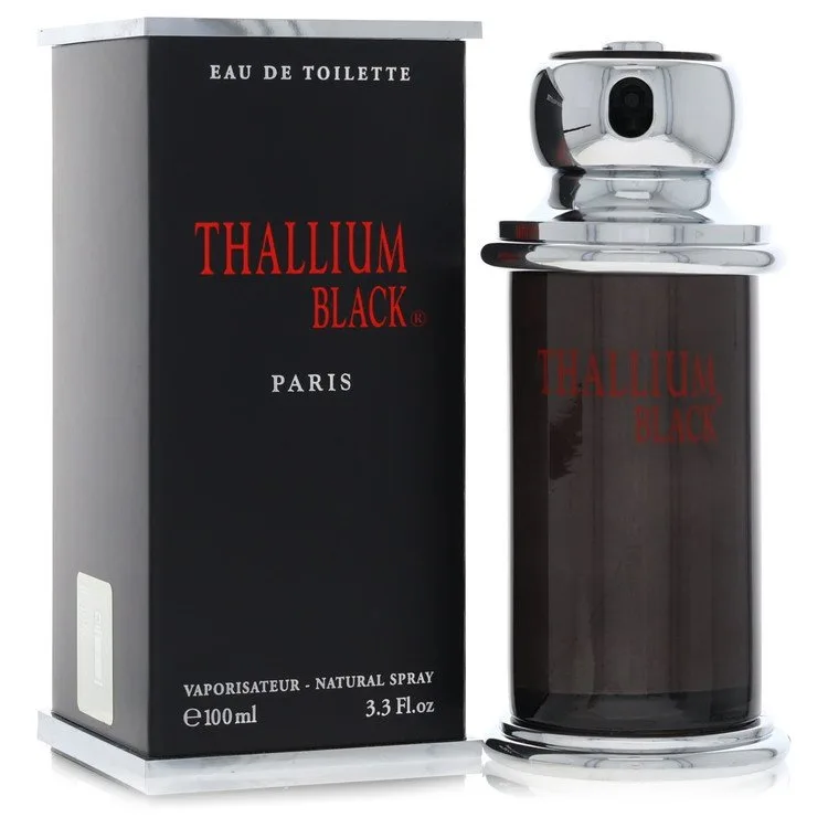 Thallium Black Cologne 3.3 oz Eau DeToilette Spray for Men