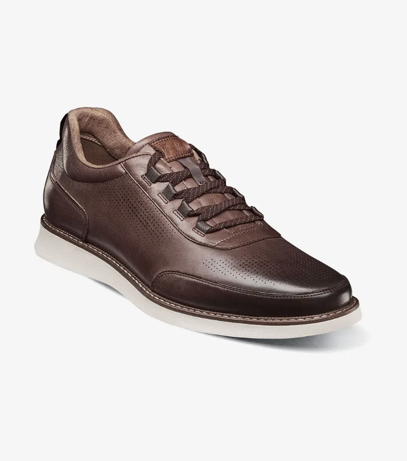 Florsheim Shoes Launch Elastic Lace Slip On Brown Size 14