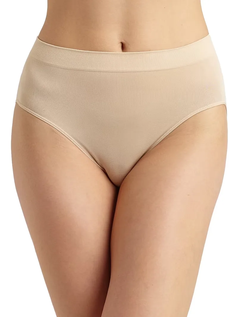 Women's B-Smooth Hi-Cut Brief - Sand - Size XL