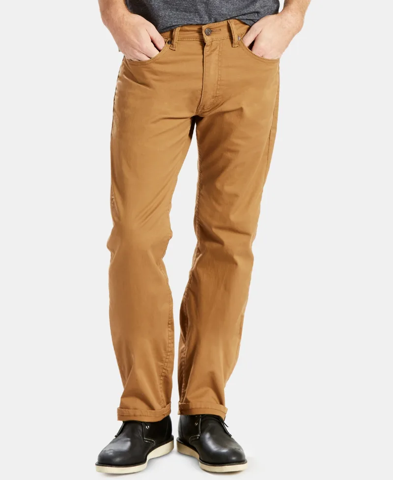 Levi's Men's 505 Regular Fit Stretch Jeans - Caraway