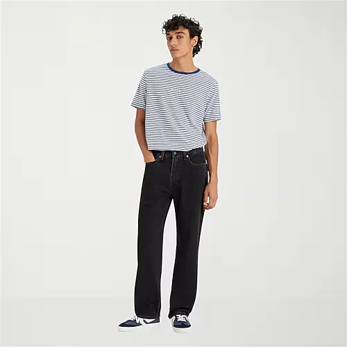 Levi's Mens 565 Straight Leg Loose Fit Jean, 38 32, Black