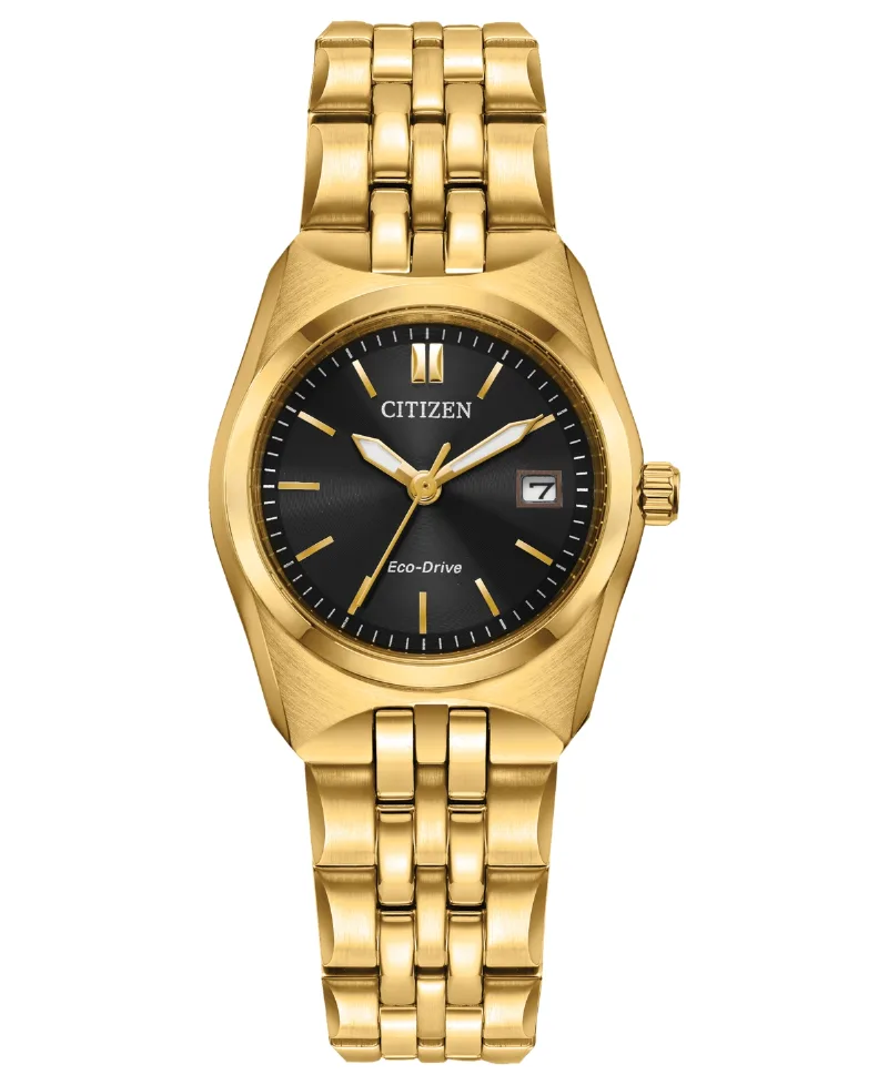 Citizen Women's Classic Corso Stainless Gold-Tone Steel Bracelet Watch, 27mm - Gold-Tone