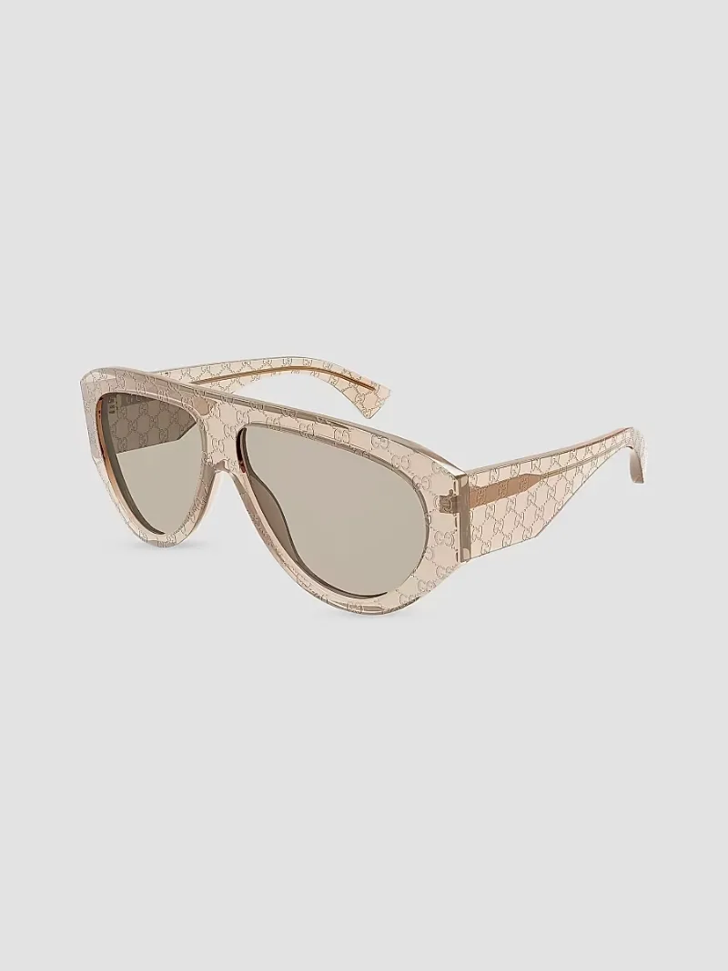 Gucci Men's Gucci Miami 58MM Pilot Sunglasses - Brown