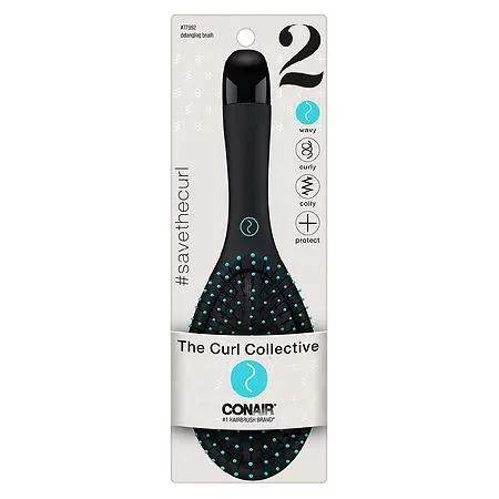 Conair The Curl Collective Wavy Detangling Cushion Hairbrush - 1.0 ea