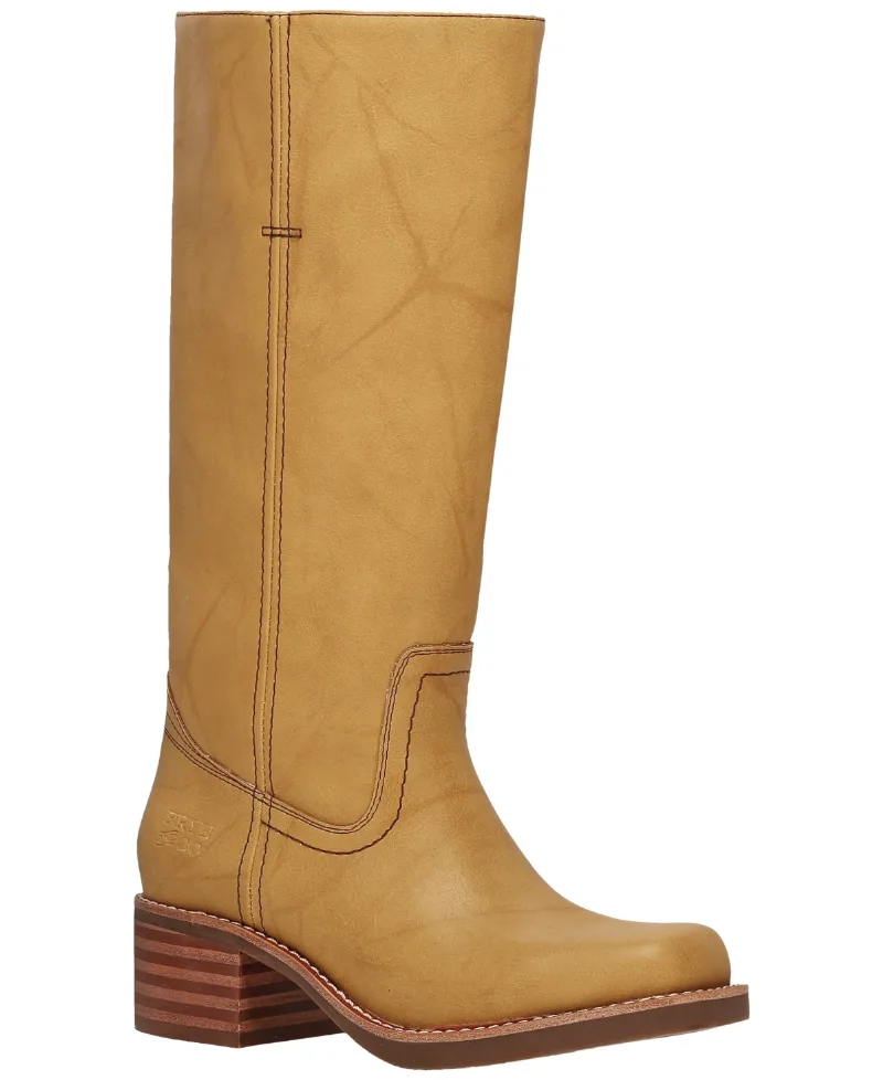Frye and Co. Women's Miranda Stacked Heel Boots - Banana