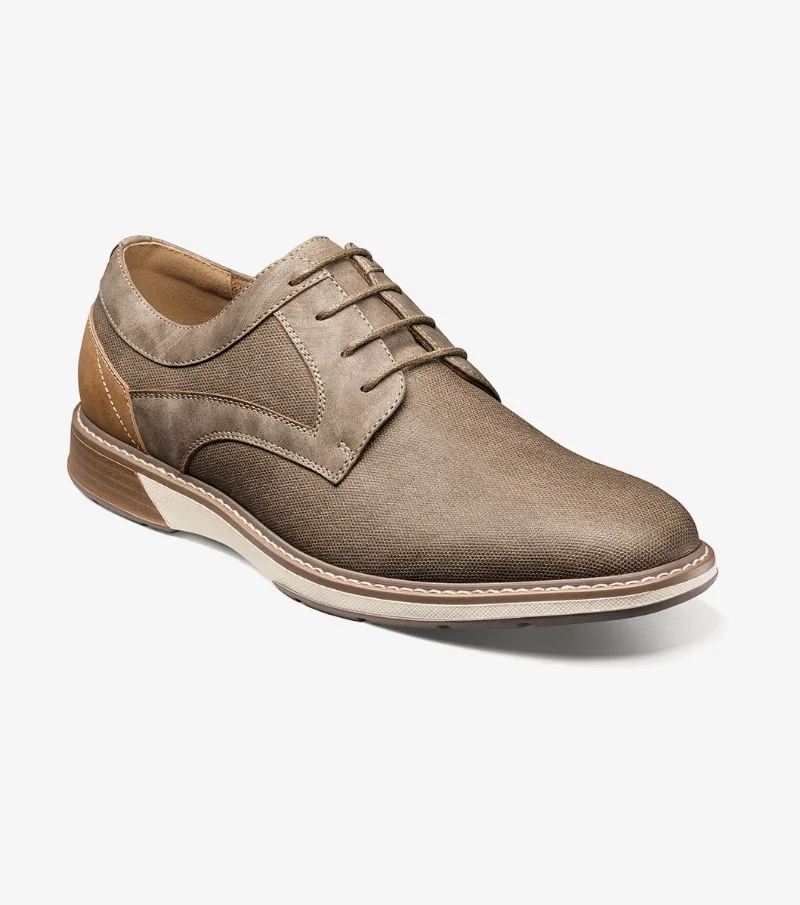 Stacy Adams Shoes Phineas Plain Toe Oxford Taupe Size 9.5
