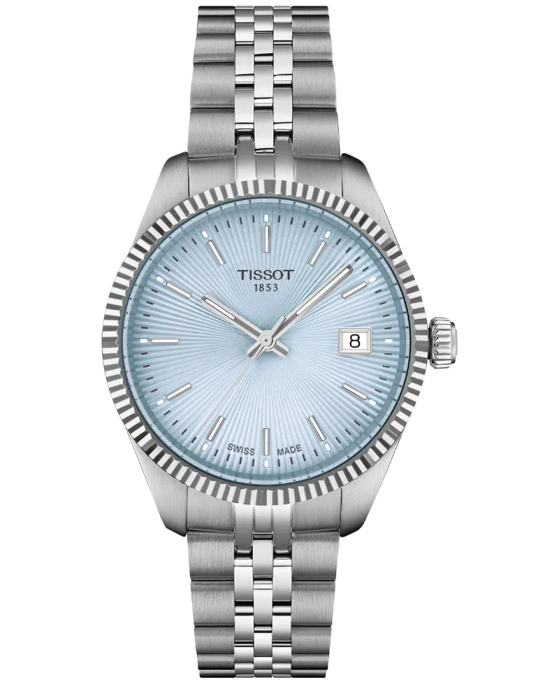 Tissot Women's Swiss Ballade Stainless Steel Bracelet Watch 34mm