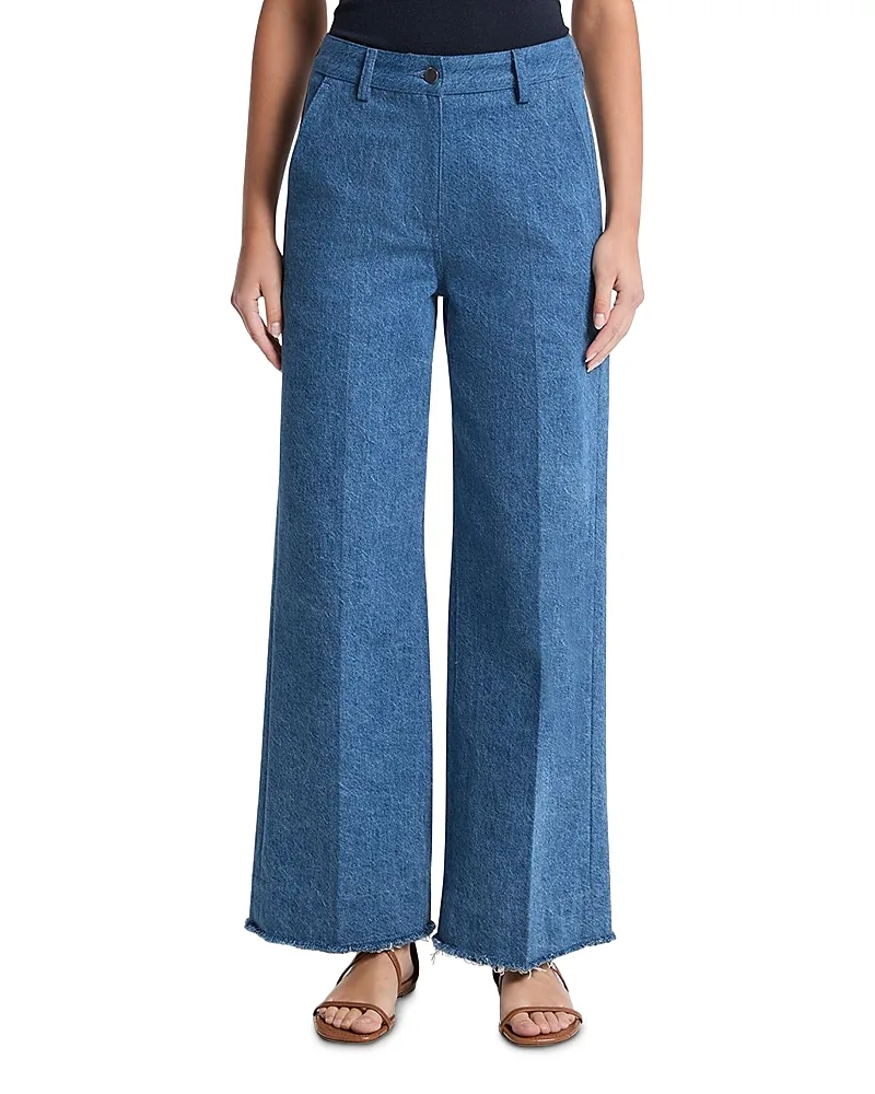 Michael Michael Kors Frayed Hem Denim Pants