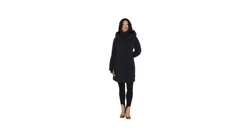 Soia & Kyo Women's Sonny-n Hooded Down Puffer Coat - Black