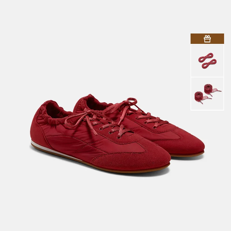 VIVAIA Jogger Re-Nylon Sneakerina (Yancy)|BRICK RED|US 8.5