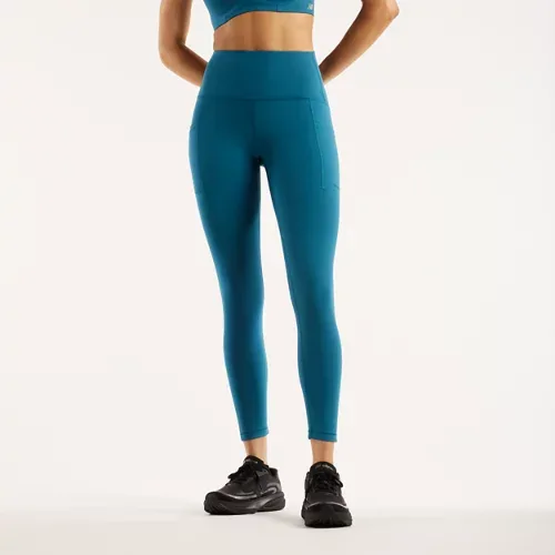 New Balance Women's RC Pocket Legging 25" - Blue (Size 2XL)