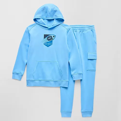 Xersion Little & Big Kid Boys Fleece 2-pc. Pant Set, M (10-12) Husky, Blue