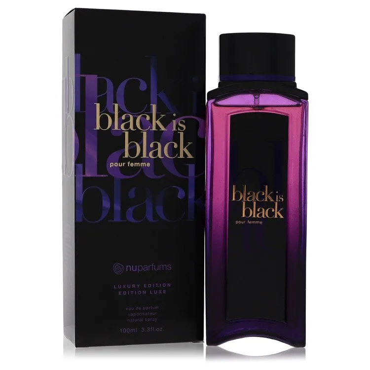 Black Is Black by Nuparfums EAU DE PARFUM SPRAY 3.4 OZ for WOMEN