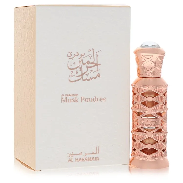 Al Haramain Musk Poudree Perfume Oil 0.41 oz Concentrated Perfume Oil for Women