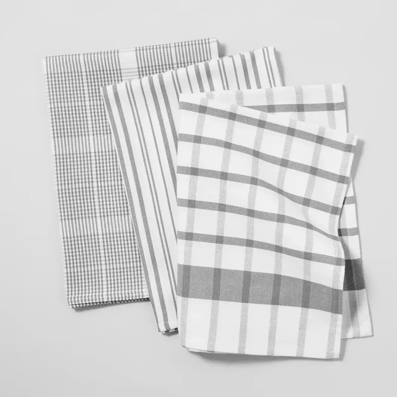 Sur La Table Assorted Twill Kitchen Towels