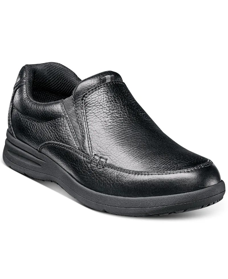Nunn Bush Men's Cam Lightweight Loafers - Black Tumble