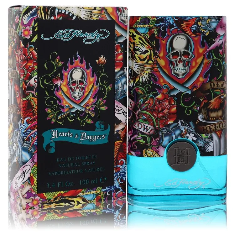 Ed Hardy Hearts & Daggers Cologne 3.4 oz EDT Spray for Men