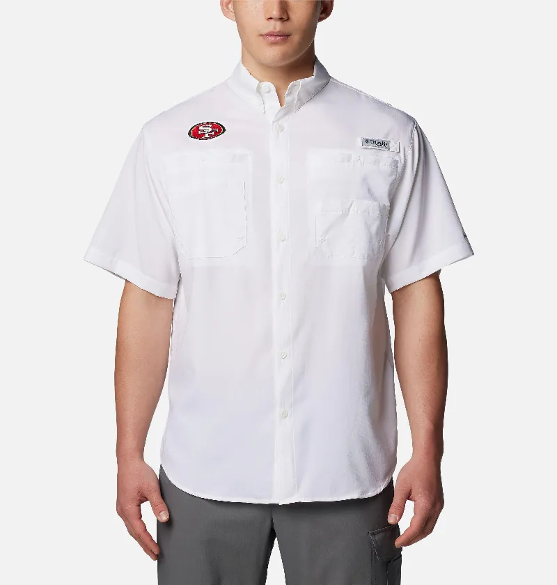 Columbia Men's PFG Tamiami Short Sleeve Shirt - San Francisco 49ers-