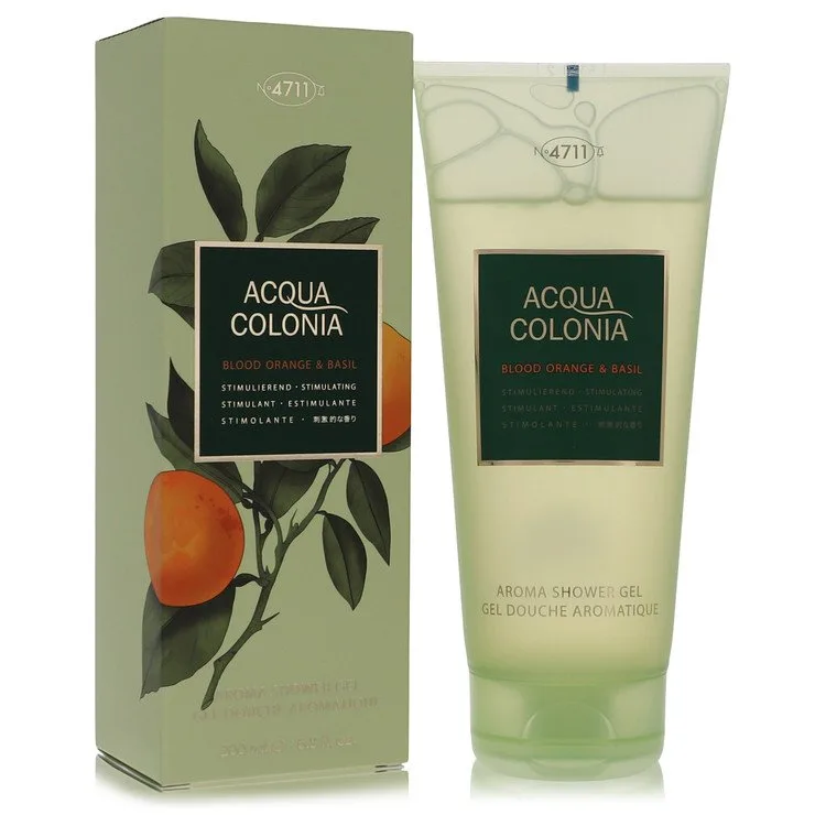4711 Acqua Colonia Blood Orange & Basil Shower Gel 6.8 oz Shower Gel for Women