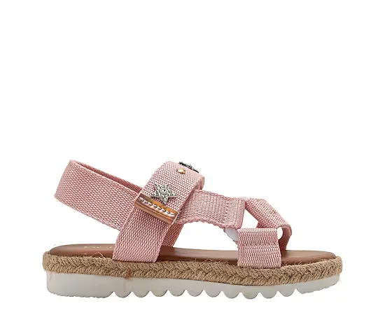 Bebe Girls Little-Big Kid Flat Sandal