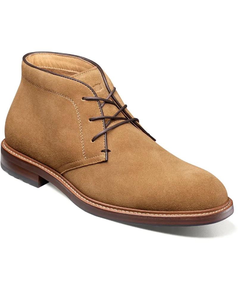 Florsheim Men's Anthem Plain Toe Chukka Boot - Mocha