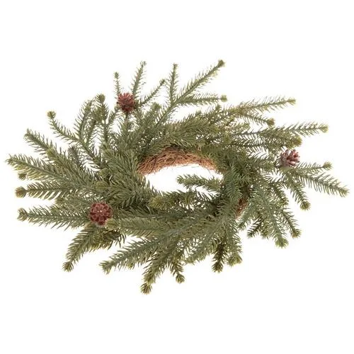 Spruce & Pinecone Candle Ring