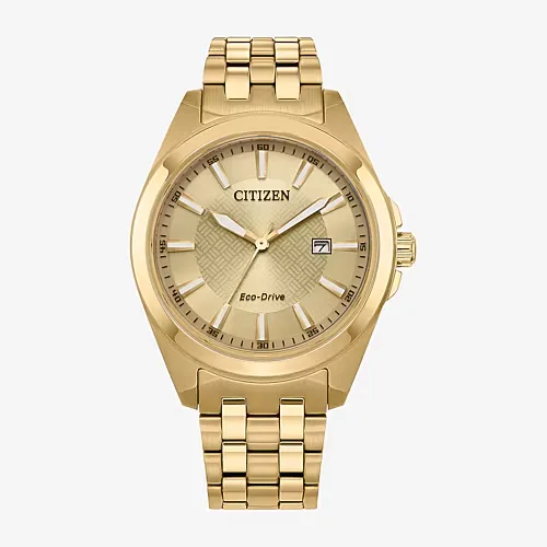 Citizen Peyten Mens Gold Tone Stainless Steel Bracelet Watch Bm7532-54p, One Size
